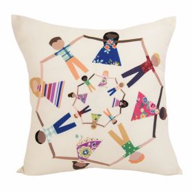 Your Lifestyle Cali "Holding Hands" Decorative Pillow