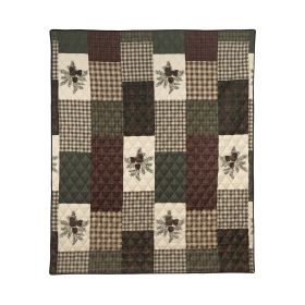 Pine Panels Throw Blanket