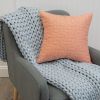 Journey Peach Dec Pillow Cover