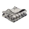 Ridge Point Microfiber Throw Blanket