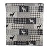 Ridge Point Microfiber Throw Blanket