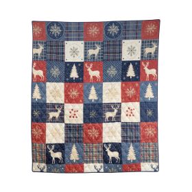 Noel Patch Throw Blanket