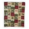 Cedar Lodge Microfiber Throw Blanket