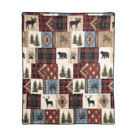 Woodland Patch Throw Blanket
