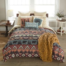 Your Lifestyle by Donna Sharp Bear Totem 3 PC Polyester Queen Comforter Set