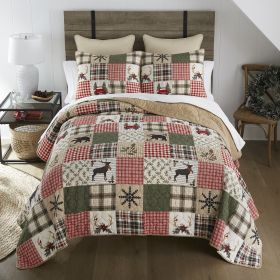 Holly Forest Twin Quilt Set