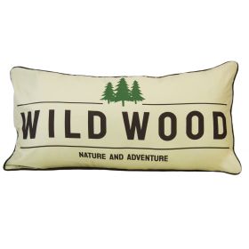 Your Lifestyle by Donna Sharp The Great Outdoors "Wild Wood" Decorative Pillow