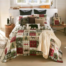 Cedar Lodge 3PC Queen Quilt Set