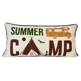 Your Lifestyle by Donna Sharp Brown Bear Cabin "Camp" Decorative Pillow