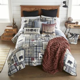 Forest Symbols 3PC Queen Quilt Set