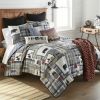 Forest Symbols 3PC Queen Quilt Set