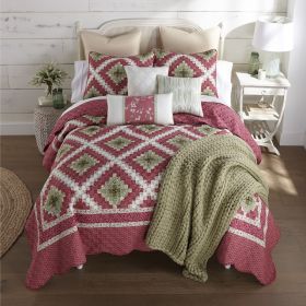 Sweet Melon UCC King 3PC Quilt Set