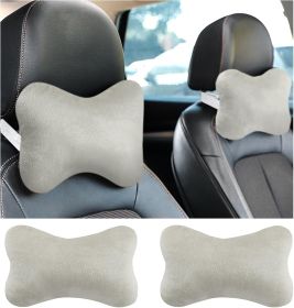 2PCS Car Headrest Pillow,Soft & Comfortable Car Neck Pillow for Driving Fatigue Relieve