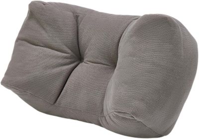 Lumbar Support Pillow Small Lower Back Pillow for Office Chair, Car Seat (Color: gray)