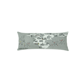 Stonington CT Pillow (Color: Day, size: Queen)