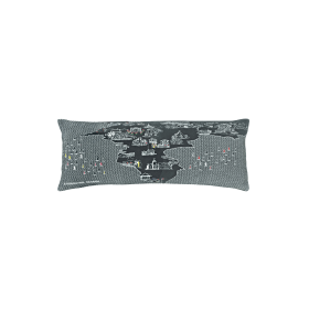 Stonington CT Pillow (Color: Night, size: Queen)