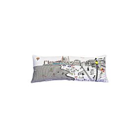Ocean City Maryland Pillow (Color: Night, size: Queen)